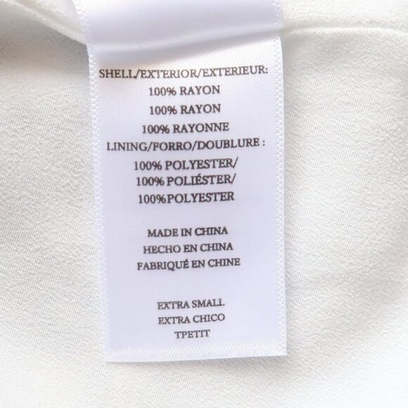 Rails Blue Floral Button Front V-neck Ruffle Hem Mini Dress Size XS - Picture 9 of 11